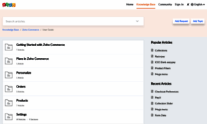 Help.zohocommerce.com thumbnail