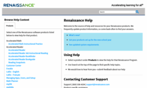 Help2.renaissance.com thumbnail