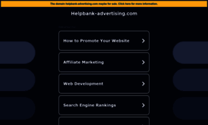 Helpbank-advertising.com thumbnail