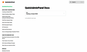 Helpdocs.quickadminpanel.com thumbnail