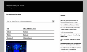 Helpfixmypc.com thumbnail
