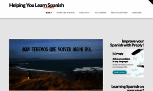 Helpingyoulearnspanish.com thumbnail