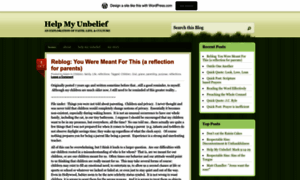 Helpmyunbelief.wordpress.com thumbnail