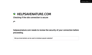 Helpsavenature.com thumbnail