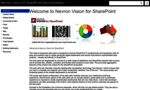 Helpsharepointvision.nevron.com thumbnail