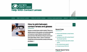 Helpwithcontactlenses.com thumbnail