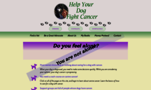 Helpyourdogfightcancer.com thumbnail