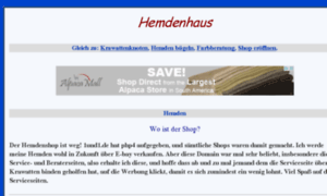 Hemdenhaus.de thumbnail