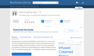 Hemingway-app.software.informer.com thumbnail
