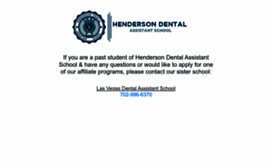 Hendersondentalassistant.com thumbnail