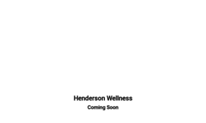 Hendersonwellness.com thumbnail