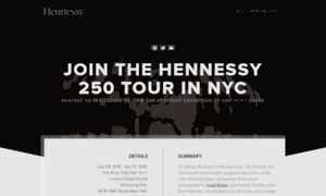 Hennessy250tour.splashthat.com thumbnail