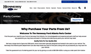 Hennessyfordparts.com thumbnail