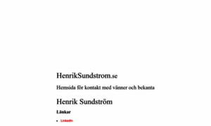 Henriksundstrom.se thumbnail