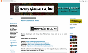 Henryglassfabrics.blogspot.com thumbnail