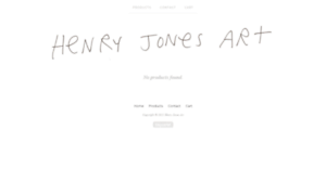 Henryjonesart.bigcartel.com thumbnail