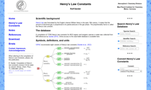 Henrys-law.org thumbnail