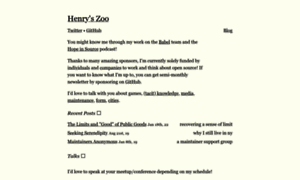 Henryzoo.com thumbnail