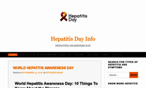 Hepatitisday.info thumbnail