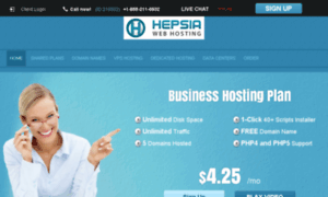 Hepsiawebhosting.com thumbnail