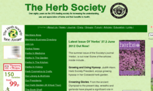 Herbsociety.co.uk thumbnail