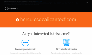 Herculesdealicantecf.com thumbnail