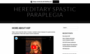 Hereditaryspasticparaplegia.wordpress.com thumbnail