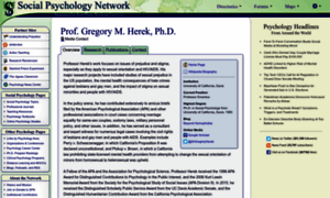 Herek.socialpsychology.org thumbnail