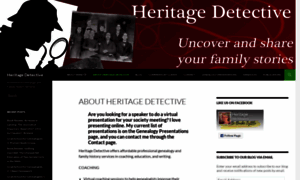 Heritagedetective.com thumbnail