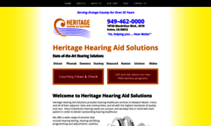 Heritagehearingaidsolutions.com thumbnail
