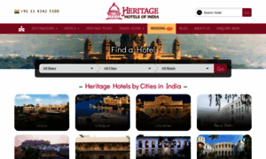 Heritagehotelsofindia.com thumbnail