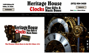 Heritagehouseclocks.com thumbnail