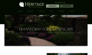 Heritagelandscaping.com thumbnail