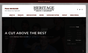 Heritagemeatsgourmet.com thumbnail