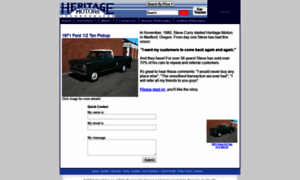 Heritagemotors.com thumbnail