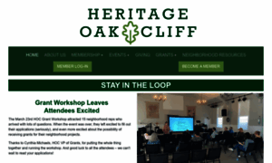 Heritageoakcliff.org thumbnail