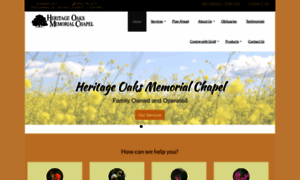 Heritageoaksmemorialchapel.com thumbnail