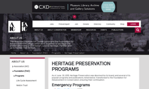 Heritagepreservation.org thumbnail