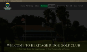 Heritageridgegolf.com thumbnail