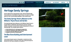 Heritagesandysprings.org thumbnail