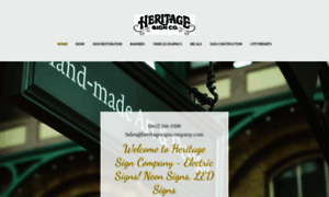 Heritagesigncompany.com thumbnail