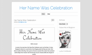 Hernamewascelebration.wordpress.com thumbnail