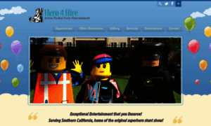 Hero4hireparty.com thumbnail