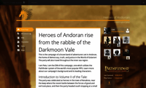 Heroes-of-andorran.obsidianportal.com thumbnail