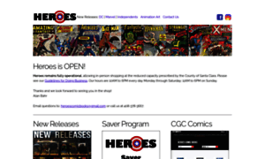 Heroescomicbooks.com thumbnail