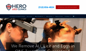 Heroliceclinics.com thumbnail