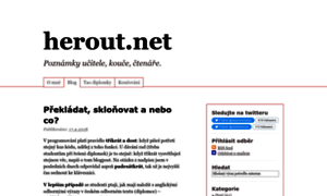 Herout.net thumbnail