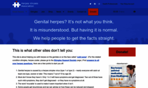 Herpes.org.uk thumbnail