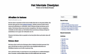 Hetmentaledieet-plan.nl thumbnail