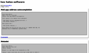 Hex.hates-software.com thumbnail